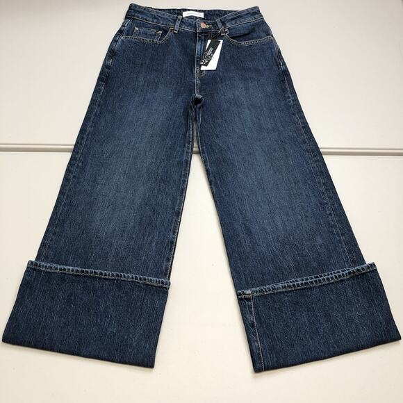 Treasure & Bond Denim - Treasure & Bond High Rise Wide Leg Jeans Size 27 Streetwear Classic Chic